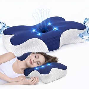 Ergonomic Cervical Neck Pillow – Memory Foam – Pain Relief – NEW